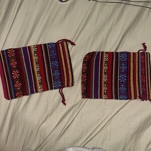 Tribal print small bags